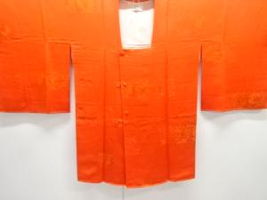 未使用品　花模様織り出し道行コート